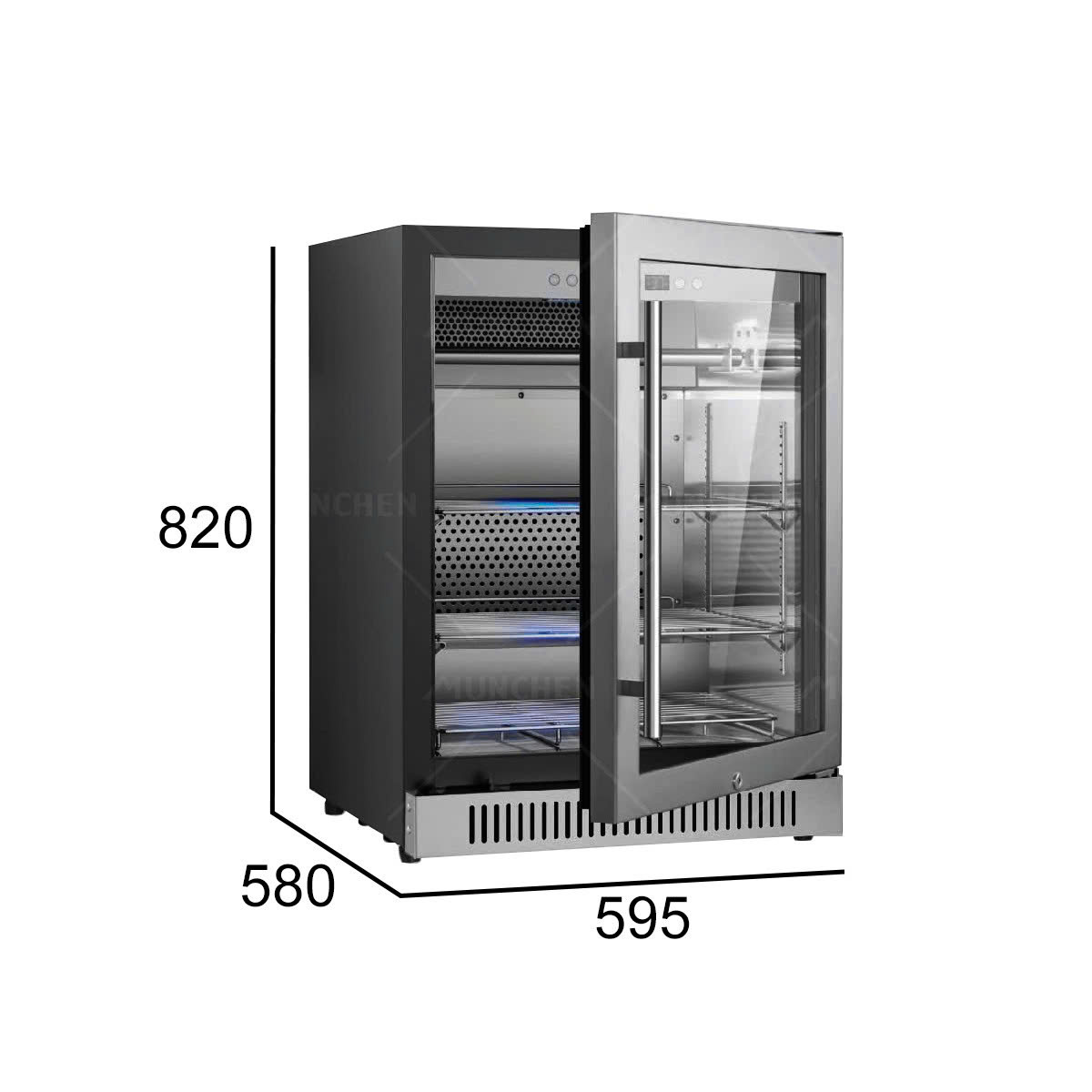 Tủ lên tuổi thịt Munchen Dry Aging 125L (20~30kg thịt)